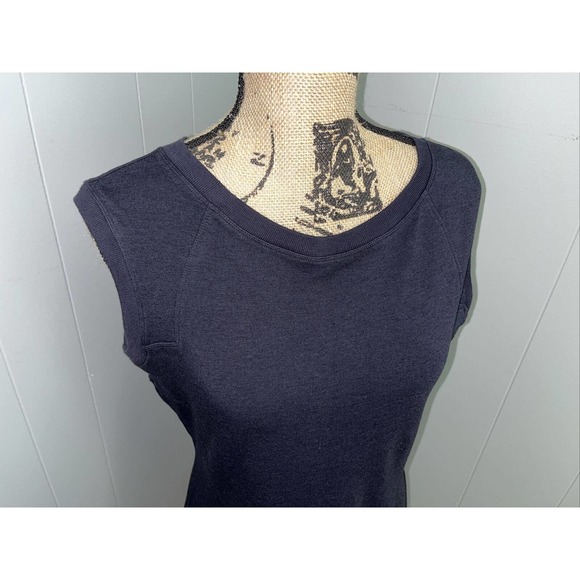 Talbots Petites Navy Blue Stretch‎ Cotton Sheath Dress Small Washable - Picture 5 of 8